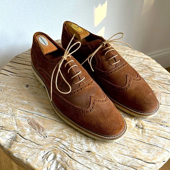 gordon rush brown dress shoes Devin Brown Derby main image 0
